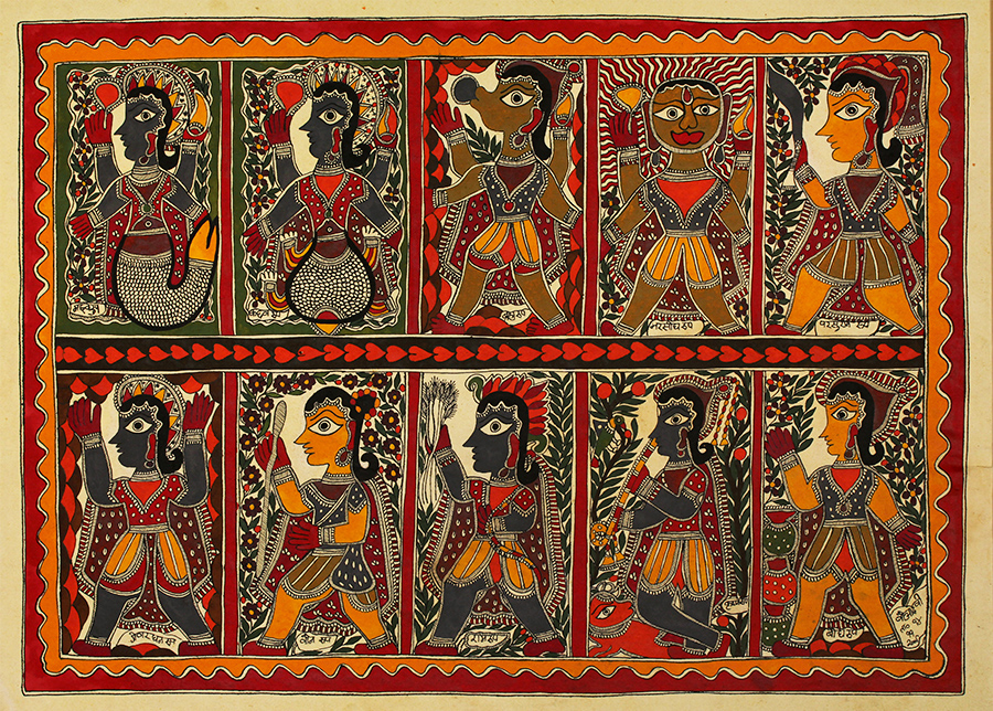 Madhubani Art by Baua Devi